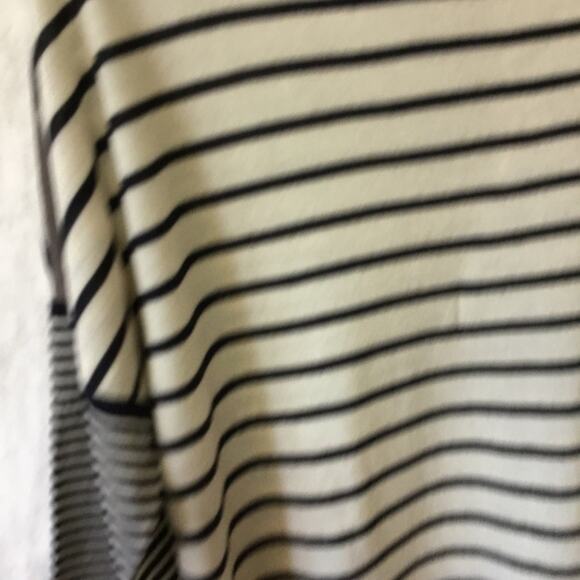 Tory Burch Grey Striped Wool Sweater - Picture 4 of 13